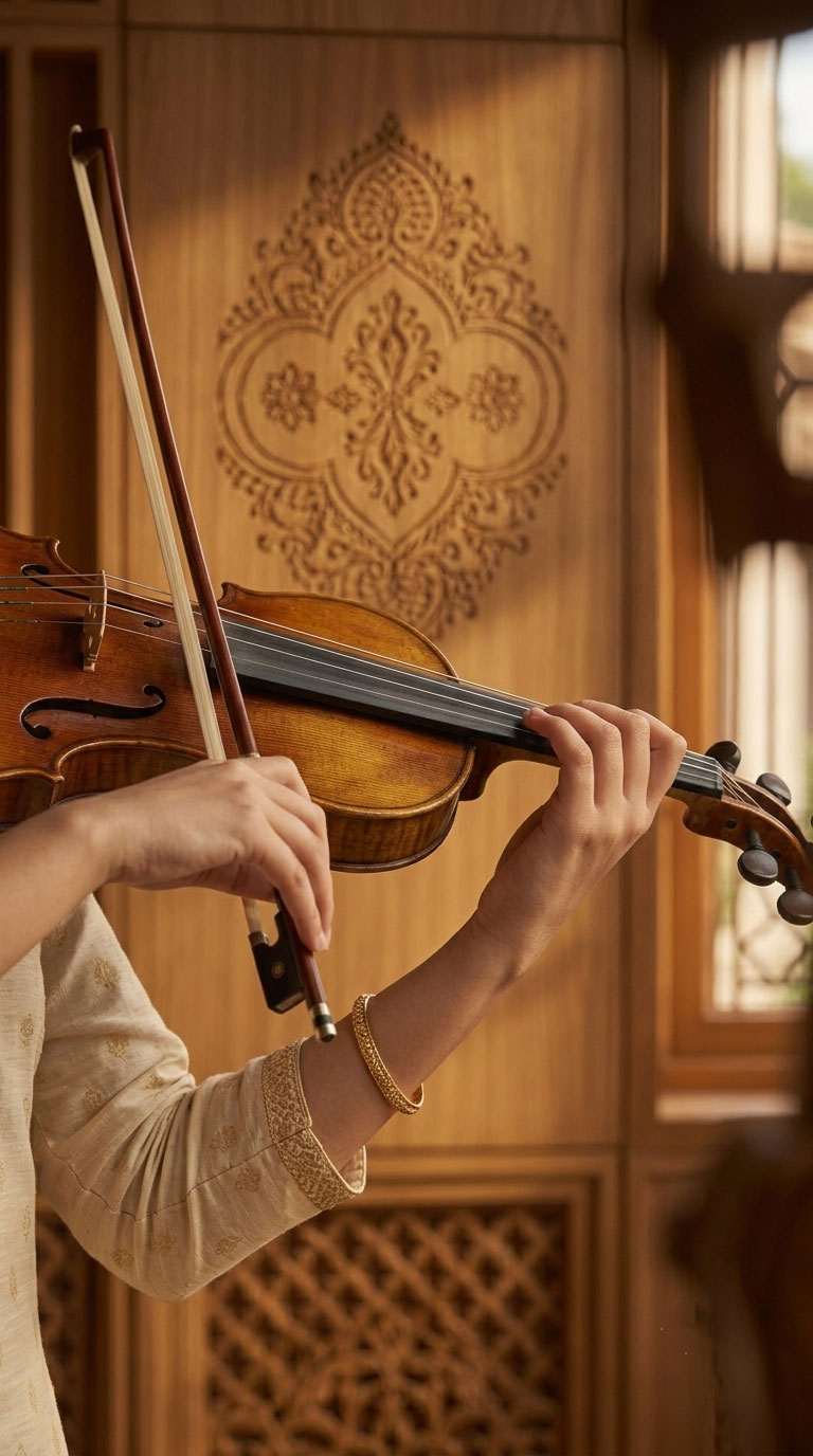 Violin lesson